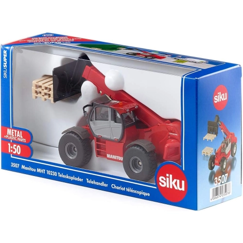 Ładowarka teleskopowa Manitou MHT 10230 model metalowy SIKU S3507